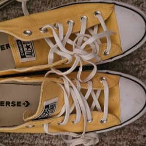 Converse Women's Yellow Canvas Sneakers